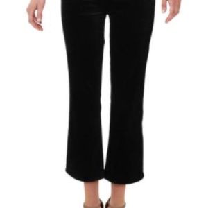 J BRAND Selena Women's Velvet Black Wash Boot Cut Jeans, slightly cropped